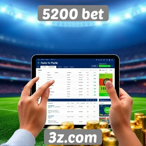 Usabilidade e design da plataforma 5200 bet